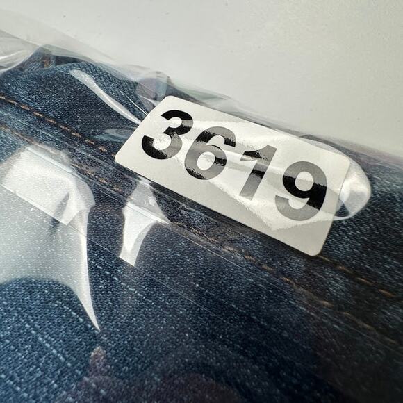 Democracy Ab-Technology Jeans Womens 16 Blue Straight Stretch Pockets Cropped - Picture 13 of 13